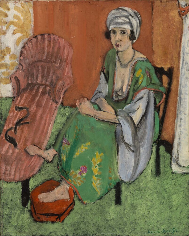 Barnes Collection Online  Henri Matisse: The Green Dress (La Robe verte)