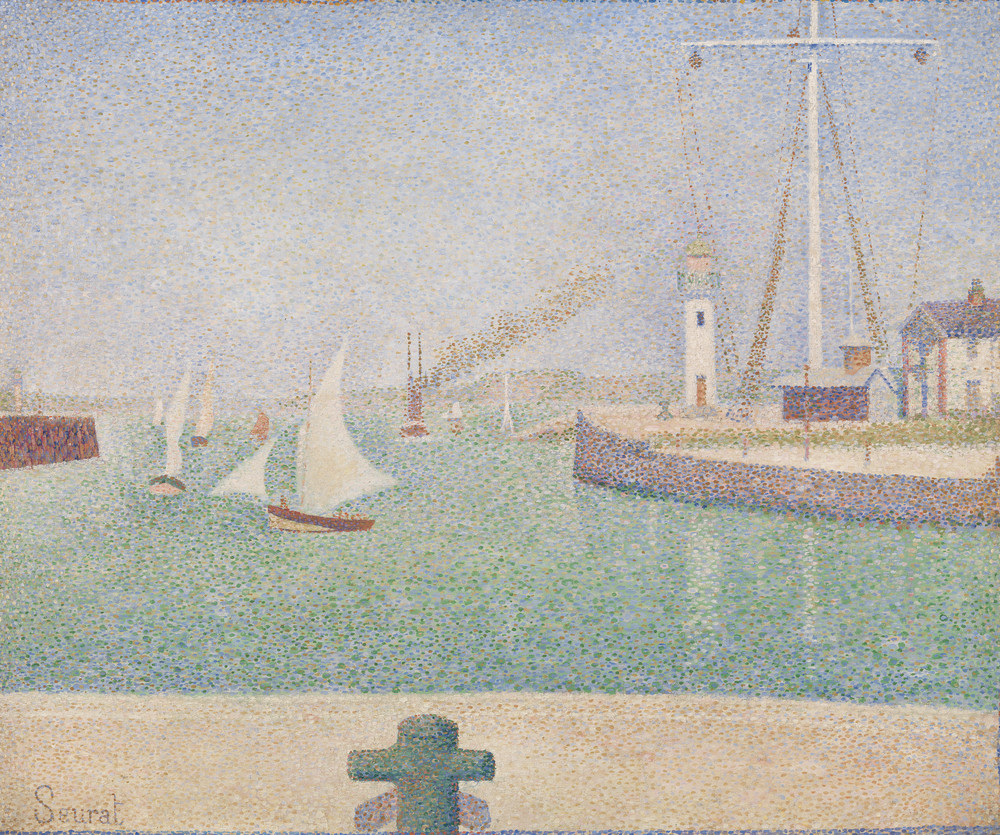 Barnes Collection Online — Georges Seurat: Entrance of The Port of