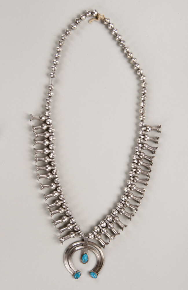 Barnes Collection Online — Navajo: Squash Blossom Necklace