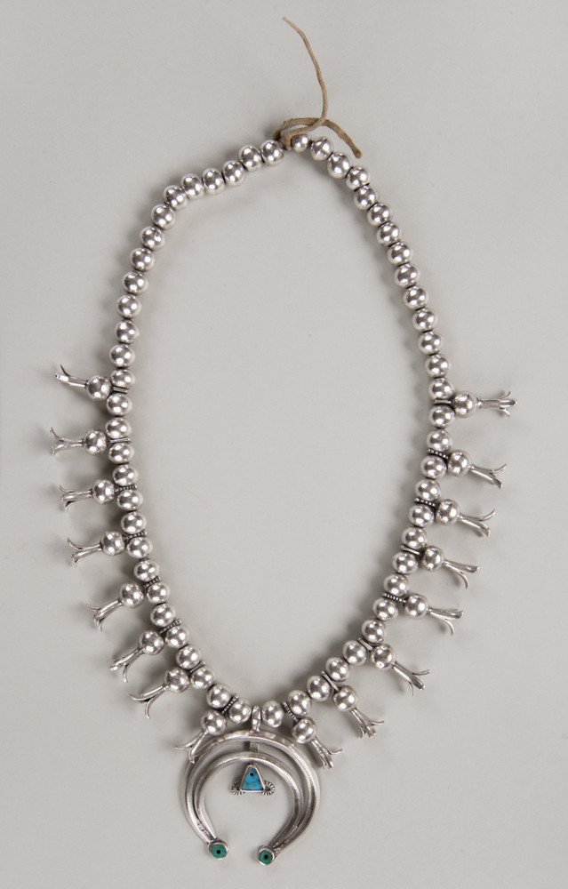 Barnes Collection Online — Navajo: Squash Blossom Necklace