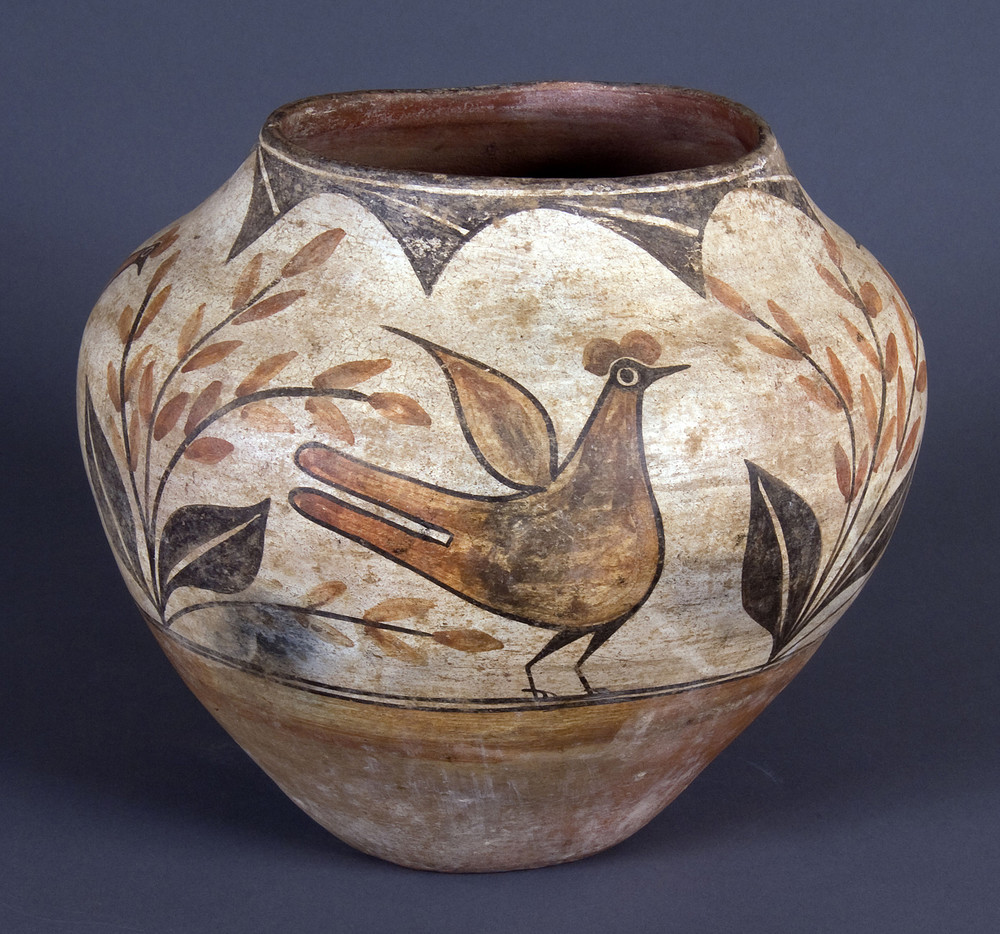 伊藤陶山造 粟田金彩花瓶 在印 共箱(LC501) Barnes Collection Online — Zia Pueblo: Olla (Water Jar)