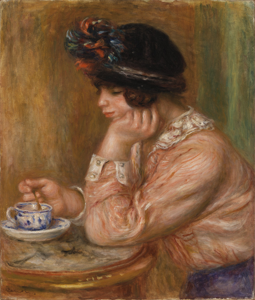 Barnes Collection Online — Pierre-Auguste Renoir: Cup of Chocolate
