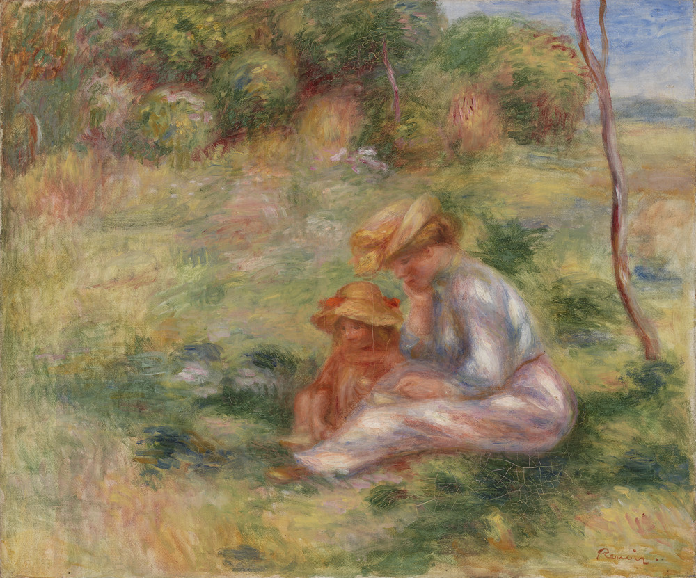 Barnes Collection Online — Pierre-Auguste Renoir: Woman and Child