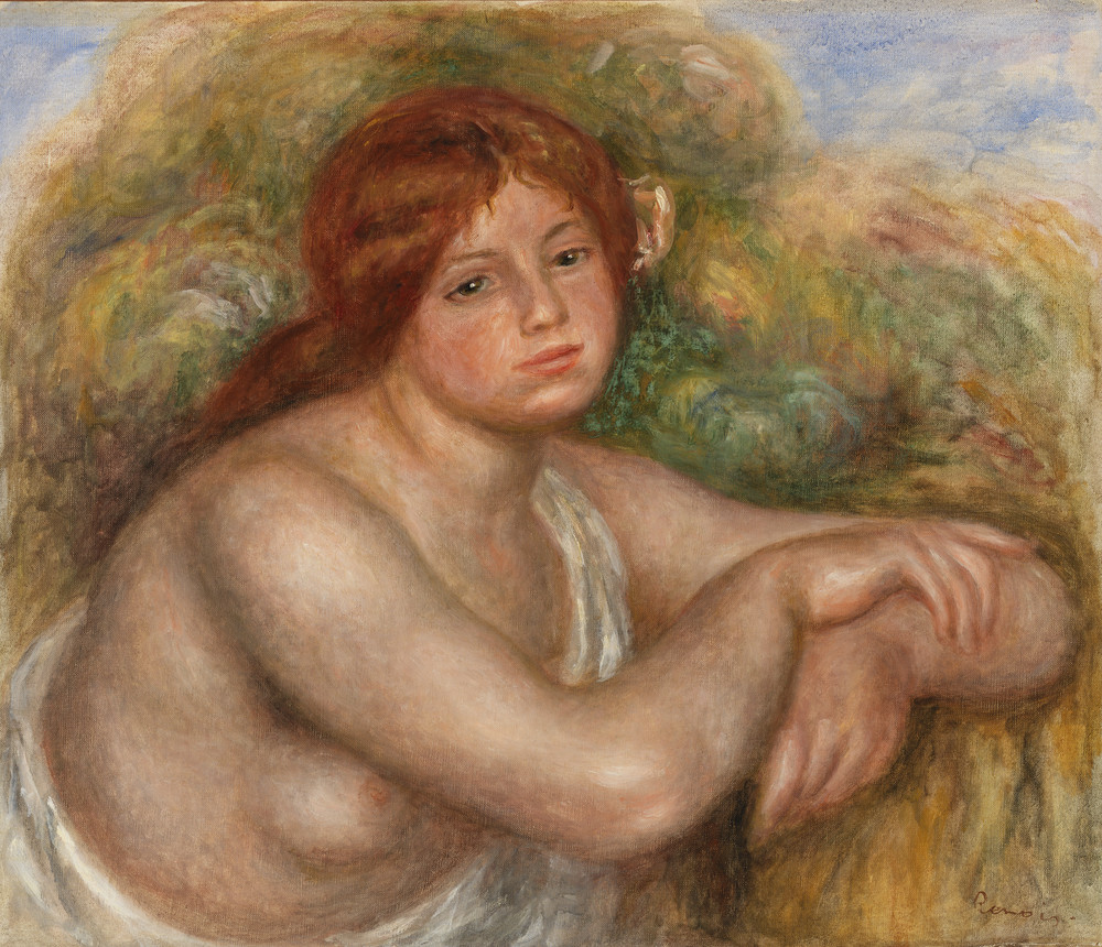 Barnes Collection Online — Pierre-Auguste Renoir: Nude Study, Bust of a  Woman (Étude de nu, buste de femme)