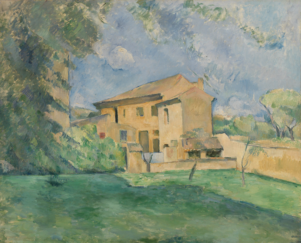 Paul Cezanne,The Farm at the Jas de Bouffan,large retailer wall art,framed wall art,canvas wall art,large canvas,M4762