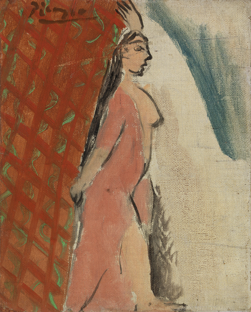 Barnes Collection Online — Pablo Picasso: Nude in Profile (Femme