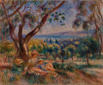 Barnes Collection Online — Pierre-Auguste Renoir: Landscape with