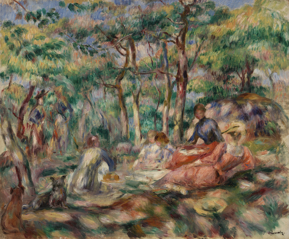 Barnes Collection Online — Pierre-Auguste Renoir: Picnic (Le 