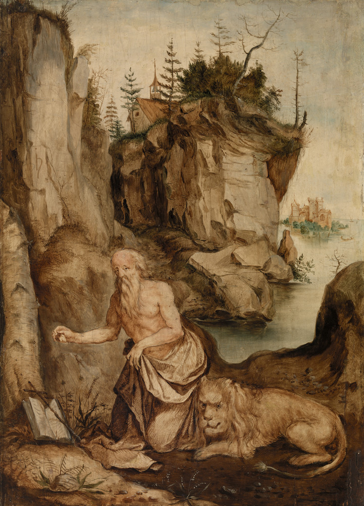 Barnes Collection Online — Albrecht Dürer: Saint Jerome and the Lion