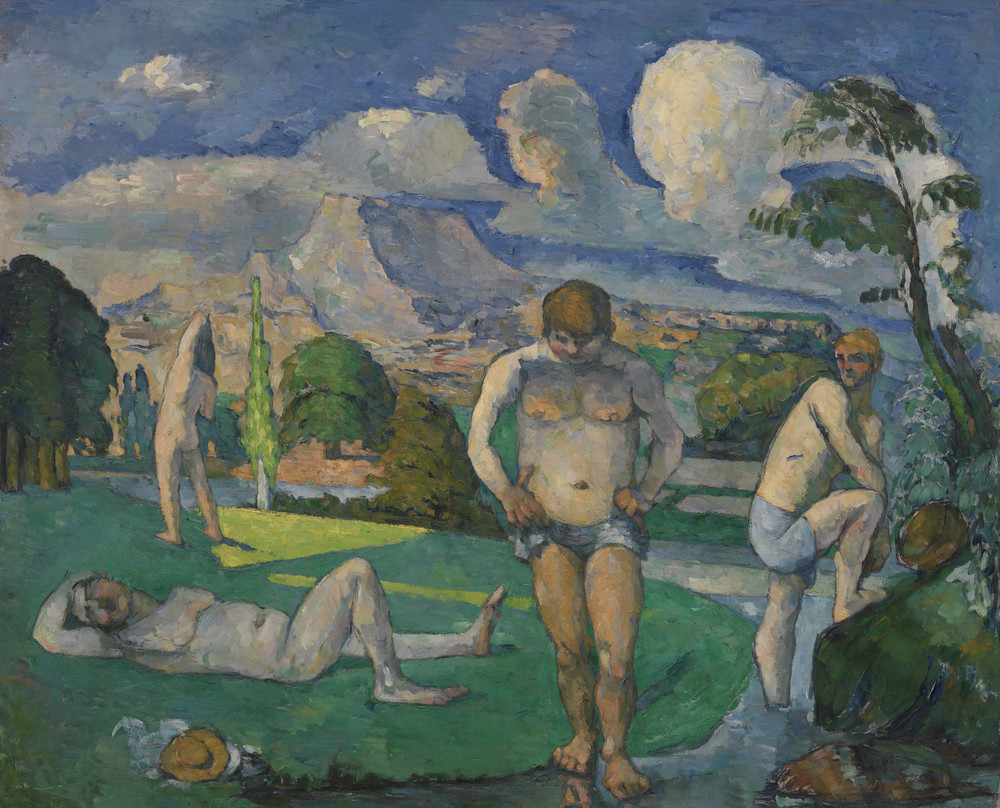 Barnes Collection Online — Paul Cézanne: Bathers at Rest (Baigneurs au  repos)