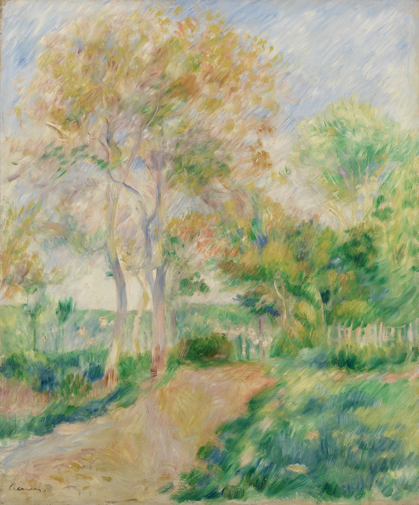 Barnes Collection Online — Pierre-Auguste Renoir: Autumn Landscape