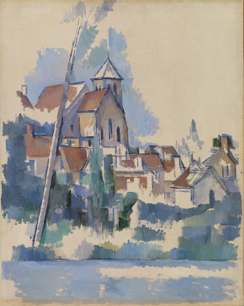Barnes Collection Online — Paul Cézanne: Church at Montigny-sur