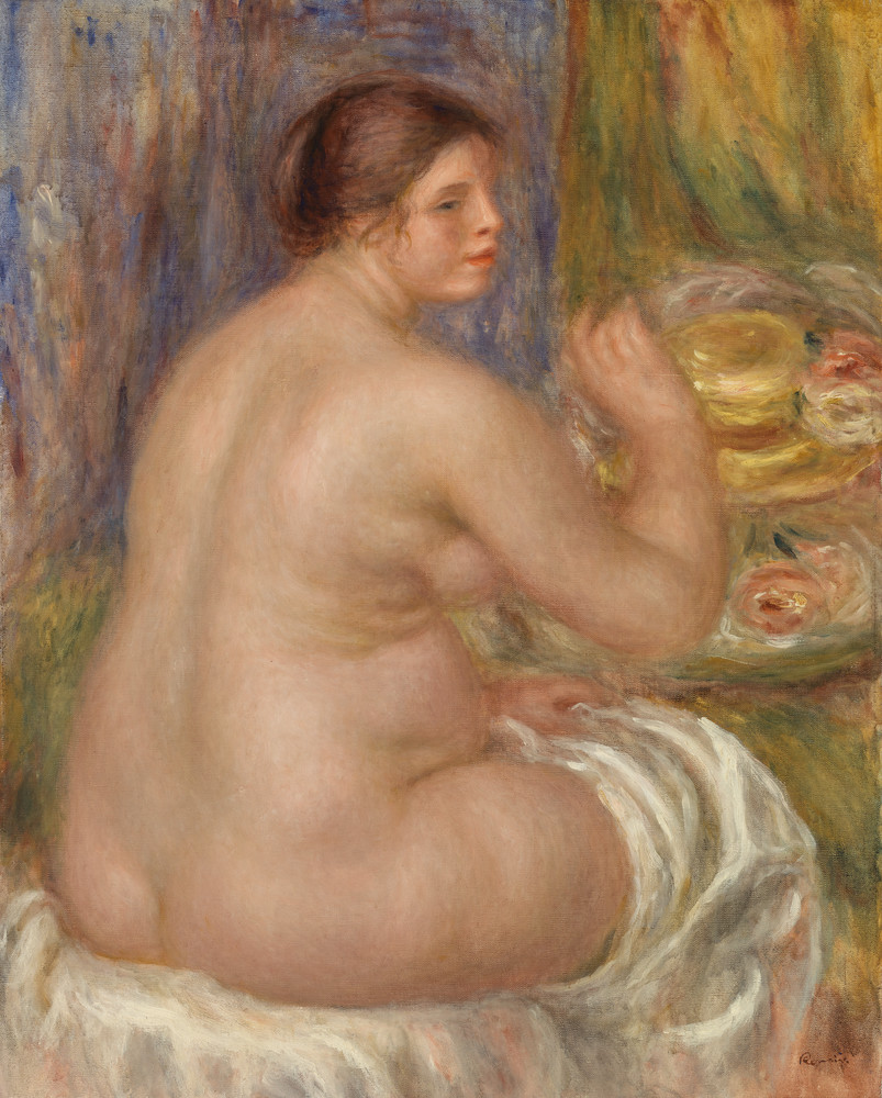 Barnes Collection Online — Pierre-Auguste Renoir: Nude from the Back (Nu de  dos)