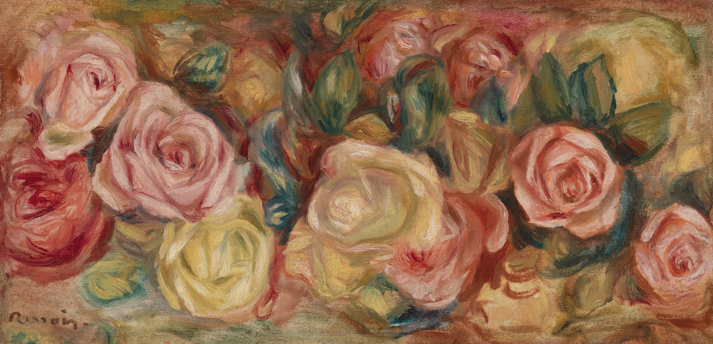Renoir、ROSES、海外版超希少レゾネ、新品額付 Barnes Collection Online — Pierre-Auguste Renoir: Roses (Roses)
