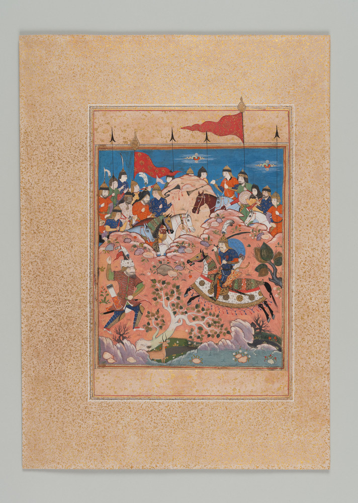 Barnes Collection Online — Persian: Rustam Confronts Ashkabus
